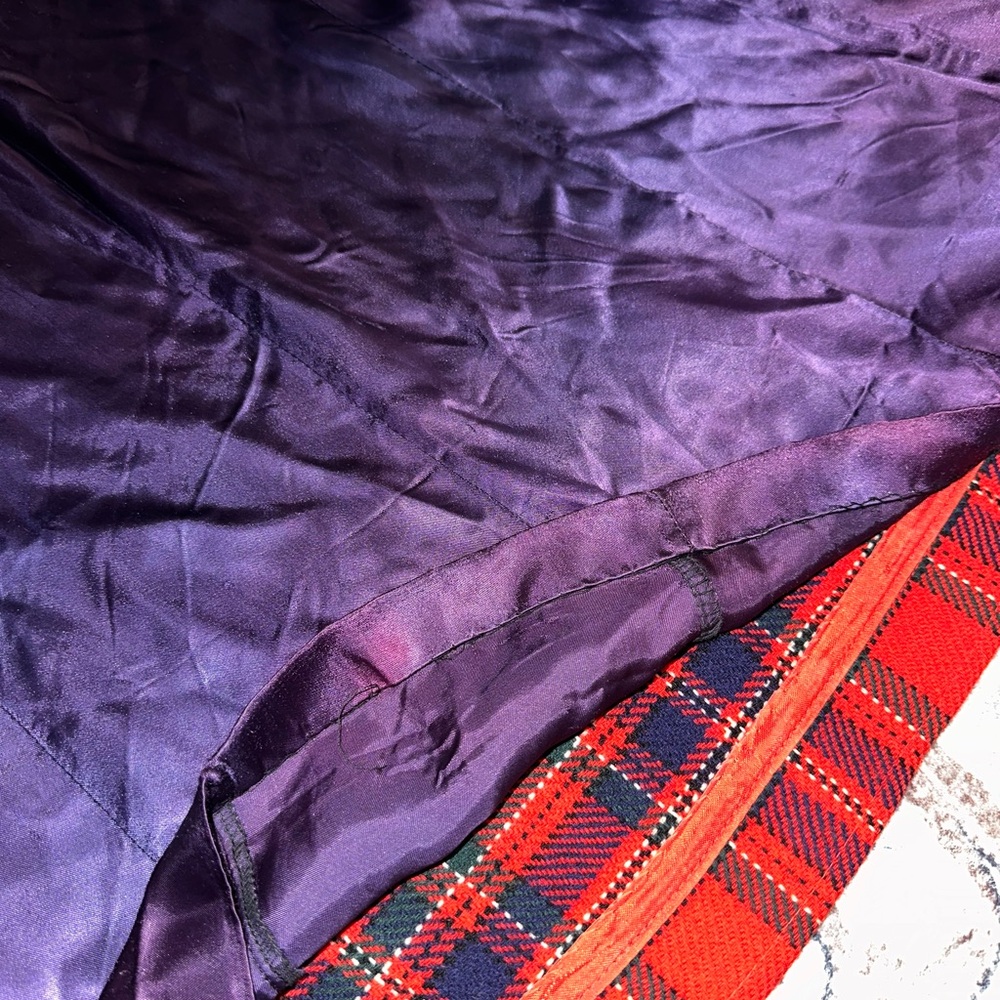 Pendleton Vibrant Red and Black Checkered Coat - Picture 3 of 8